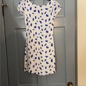 Reformation Spotted Backless Dress Size 0